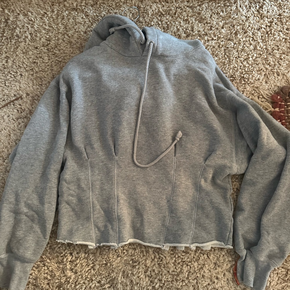 Current/Elliot Semi Cropped Hoodie